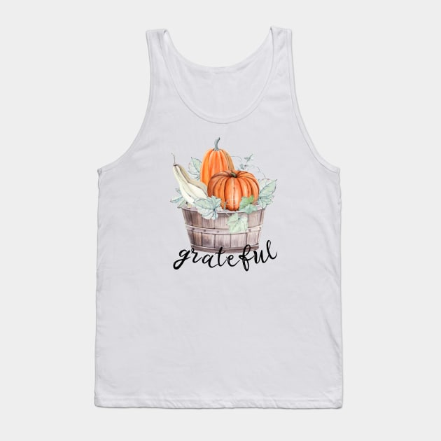 Grateful Pumpkins Tank Top by chrissyloo